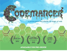 Tablet Screenshot of codemancergame.com